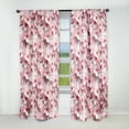 thumbnail image 1 of Designart "Floral Beauty In Pink Sakura Blossoms III" Japanese Blackout Curtain Single Panel, 1 of 4