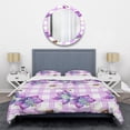 thumbnail image 1 of Designart 'Floral Botanical Retro VII' Mid-Century Modern Duvet Cover Set, 1 of 4