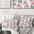 thumbnail image 1 of Designart Floral Botanical Retro XII' Mid-Century Modern Throw Pillow - 16x16, 1 of 2