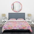 thumbnail image 1 of Designart 'Floral Botanical Retro XIII' Mid-Century Modern Duvet Cover Set, 1 of 4