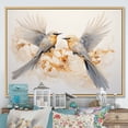 thumbnail image 1 of Designart "Floral Harmony Birds Of Paradise" Birds Of Paradise Floater Framed Canvas Prints, 1 of 5