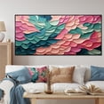 thumbnail image 1 of Designart "Florals in Motion Pink and Green Serenade" Oversized Animals Framed Wall Art - Modern Farmhouse Pink Bat Entryway Framed Wall Art, 1 of 7