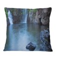 thumbnail image 1 of Designart Florence Falls in Litchfield - Landscape Printed Throw Pillow - 18x18, 1 of 1