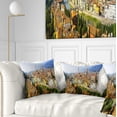 thumbnail image 1 of Designart Florence Panoramic View - Cityscape Photo Throw Pillow - 18x18, 1 of 5