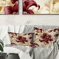 thumbnail image 1 of Designart "Flourishing Royal Victorian I" Floral Printed Throw Pillow, 1 of 5