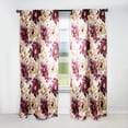 thumbnail image 1 of Designart "Flourishing Royal Victorian V" Floral Curtain Panels, 1 of 6
