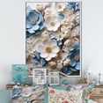 thumbnail image 1 of Designart "Flourishing Tranquil Blue And White Dogwood" Dogwood Floater Framed Canvas Prints, 1 of 5