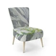 thumbnail image 1 of Designart "Flower Cleome Splash II" Upholstered Traditional Accent Chair - Arm Chair, 1 of 5
