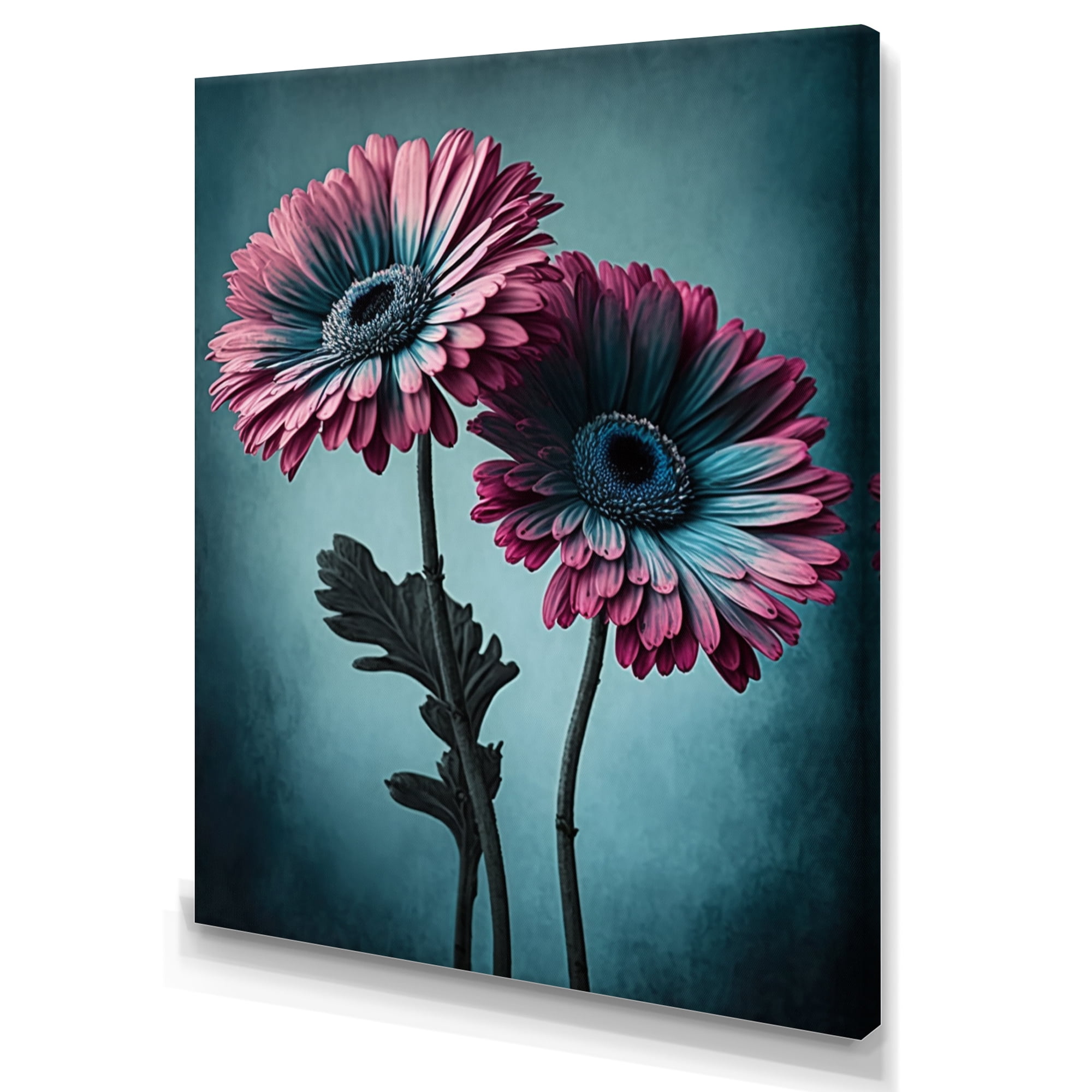 Designart Flower Gerbera II Canvas Wall Art
