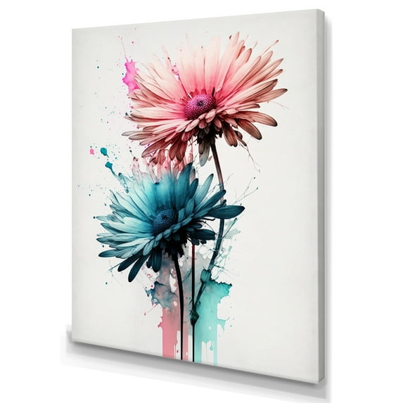 Designart Flower Gerbera III Canvas Wall Art