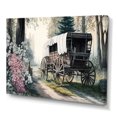 thumbnail image 1 of Designart Flower Old Cottage Caravan II Canvas Wall Art, 1 of 5
