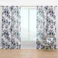 thumbnail image 1 of Designart 'Flower Pattern in Vintage Style' Modern & Contemporary Curtain Panel, 1 of 4
