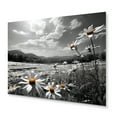 thumbnail image 1 of Designart "Flower landscape Bronze Meadow" Meadow Metal Art Print, 1 of 5