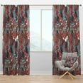 thumbnail image 1 of Designart 'Flowers With Floral Botanical Pattern' Bohemian & Eclectic Blackout Curtain Panel, 1 of 4