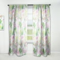 thumbnail image 1 of Designart 'Flowers and Tropical Botanicals III' Mid-Century Modern Curtain Panel, 1 of 5