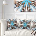 thumbnail image 1 of Designart Flowers with Radiating Rays - Abstract Throw Pillow - 18x18, 1 of 5