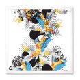 thumbnail image 1 of Designart 'Fluid Shapes In Bauhaus Memphis Style Minimal' Modern Framed Art Print, 1 of 4