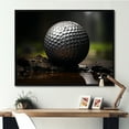 thumbnail image 1 of Designart "Focused Golfer" Sports Floater Framed Canvas Print, 1 of 7
