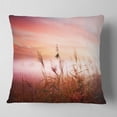thumbnail image 1 of Designart Foggy Land with Early Morning Mist - Landscape Printed Throw Pillow - 18x18, 1 of 4