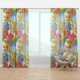 thumbnail image 1 of Designart 'Foliage Tropical II' Mid-Century Modern Curtain Panel, 1 of 4