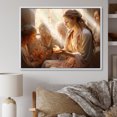 thumbnail image 1 of Designart "Folk Religion Miracles Beauty " Spiritual Floater Framed Canvas Art Print, 1 of 7