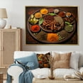 thumbnail image 1 of Designart "Food with Oriental Spices III" Food & Beverage Floater Framed Wall Art Living Room, 1 of 7