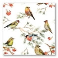 thumbnail image 1 of Designart ' Forest Birds Sitting On Branches ' Traditional Canvas Wall Art Print, 1 of 4