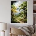 thumbnail image 1 of Designart "Forest Canopy Portrayed Trees in Harmony IV" Cottage Floater Framed Wall Art Print, 1 of 7