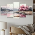 thumbnail image 1 of Designart "Forest Retreat Oasis II" Countryside Metal Art Print Set, 1 of 5