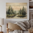 thumbnail image 1 of Designart "Forest Retreat Oasis III" Countryside Print on Natural Pine Wood, 1 of 5