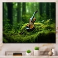 thumbnail image 1 of Designart "Forest'S Verdant Violin IV" Music Canvas Wall Art, 1 of 7