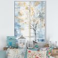 thumbnail image 1 of Designart "Forest View from Blue and White Window" Farm Framed Wall Art - Country Grey Farm Windows Living Room Framed Canvas Art, 1 of 6