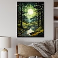 thumbnail image 1 of Designart "Forest captivate Forest Pastoral II" Landscape & Nature Floater Framed Wall Art Living Room, 1 of 7