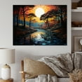 thumbnail image 1 of Designart "Forest euphony Of Elements I" Landscapes Canvas Wall Art, 1 of 5