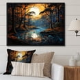 thumbnail image 1 of Designart "Forest euphony Of Elements II" Landscapes Floater Framed Canvas Print, 1 of 7