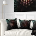 thumbnail image 1 of Designart Fractal 3D Flower Fantasy - Contemporary Throw Pillow - 18x18, 1 of 5