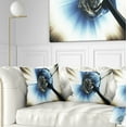 thumbnail image 1 of Designart Fractal 3D Tangle in Middle - Contemporary Throw Pillow - 16x16, 1 of 5