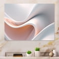 thumbnail image 1 of Designart "Fractal Ripples in Orange and Blue VII" Fractals Metal Art Living Room, 1 of 5