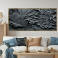 thumbnail image 1 of Designart "Fractal Spirals in Grey II" Extra Large Abstract Framed Wall Art - Transitional Grey Abstract Spirals Entryway Framed Wall Art Print, 1 of 7