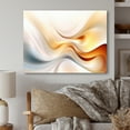 thumbnail image 1 of Designart "Fractal Tsunami in Gold and White VI" Fractals Metal Art Living Room, 1 of 5