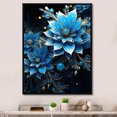 thumbnail image 1 of Designart "Fractals Flowers quintessence I" Abstract Floater Framed Canvas Wall Art, 1 of 7