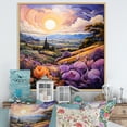 thumbnail image 1 of Designart "France Lavender horizon IV" Landscapes Floater Framed Wall Decor, 1 of 7