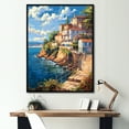 thumbnail image 1 of Designart "France'S Picturesque Shoreline" France Floater Framed Canvas Prints, 1 of 5
