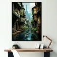 thumbnail image 1 of Designart "France'S Vintage Street" France Floater Framed Canvas Prints, 1 of 5