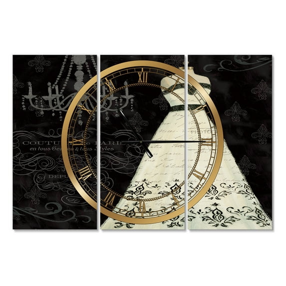 Designart 'French Couture II' Traditional Wall Clock