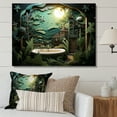 thumbnail image 1 of Designart "Fresh Oasis in the Bath I" Bath & Laundry Wall Art Living Room, 1 of 5