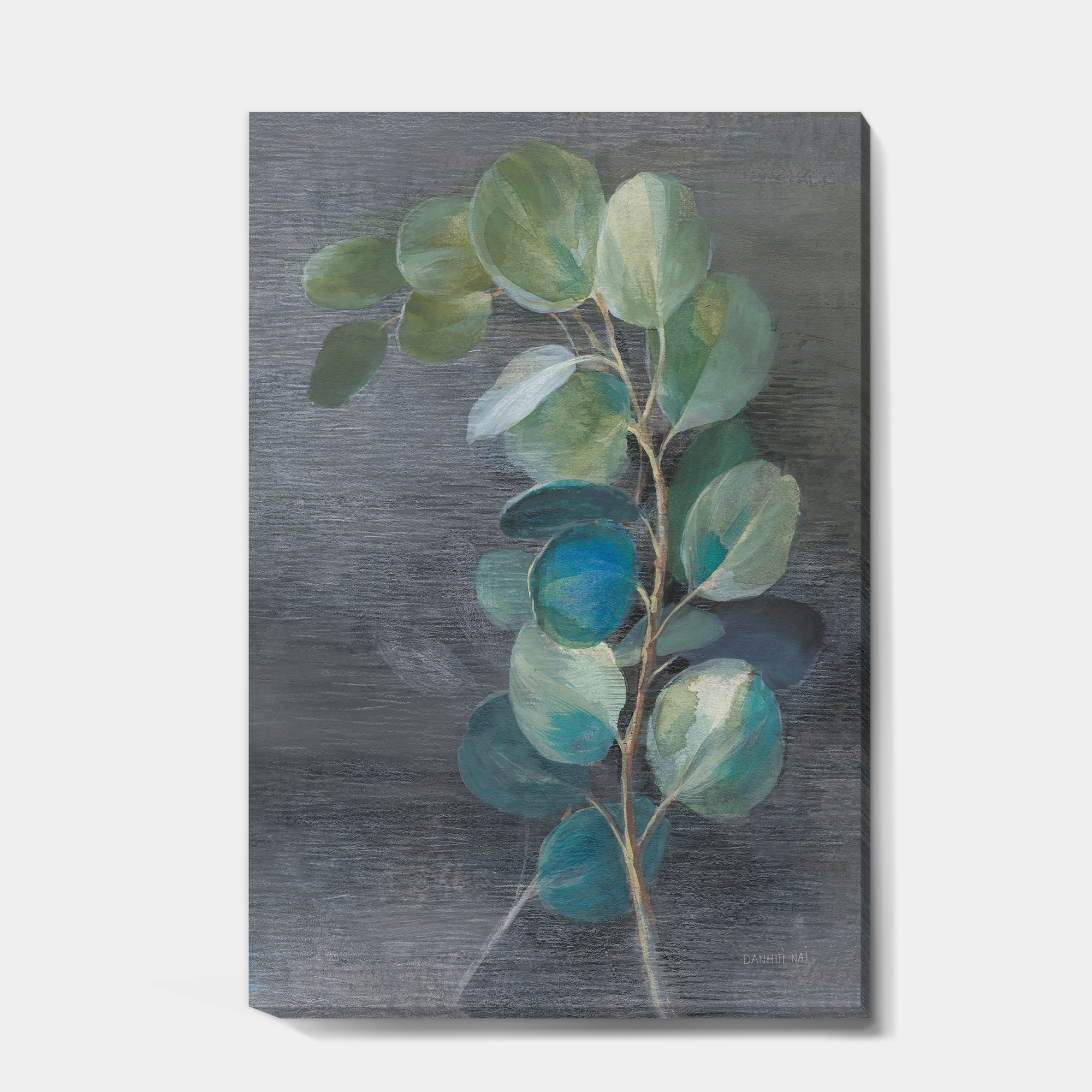 Designart 'Fresh leaves II' Traditional Canvas Artwork