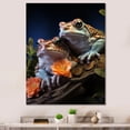 thumbnail image 1 of Designart "Frog Family Animal II" Animals Canvas Art Print, 1 of 5
