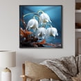 thumbnail image 1 of Designart "Frost-Kissed Snowdrop Image" Snowdrops Floater Framed Canvas Prints, 1 of 5