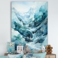 thumbnail image 1 of Designart "Frozen Wonderland Landscape Of Greenland II" Glacier Wall Art Living Room, 1 of 7